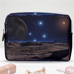 Lunar Landscape Star Brown Dwarf Make Up Pouch (medium) by Simbadda