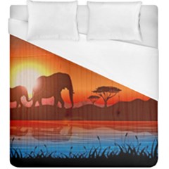 African Background Duvet Cover (king Size)