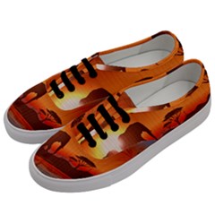 African Background Men s Classic Low Top Sneakers by Simbadda