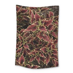 Plant Colorful Red Garden Leaves Small Tapestry by Simbadda