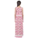 Peony Pattern Pink Scrapbookin Empire Waist Maxi Dress View2