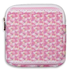 Peony Pattern Pink Scrapbookin Mini Square Pouch by Simbadda