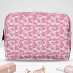 Peony Pattern Pink Scrapbookin Make Up Pouch (medium) by Simbadda