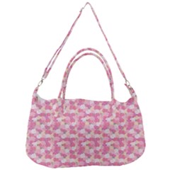 Peony Pattern Pink Scrapbookin Removal Strap Handbag by Simbadda