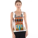 City Buildings Brick Architecture Tank Top View1