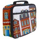 City Buildings Brick Architecture Full Print Lunch Bag View3