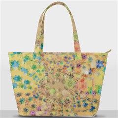 Flowers Color Colorful Watercolour Back Pocket Shoulder Bag 