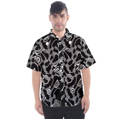 Unfinishedbusiness Black On White Men s Short Sleeve Shirt