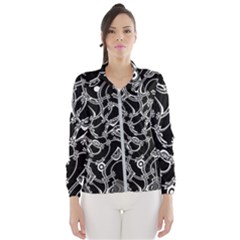 Unfinishedbusiness Black On White Women s Windbreaker