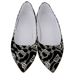 Unfinishedbusiness Black On White Women s Low Heels by designsbyamerianna