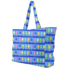 Ice Cream Bar Pattern Simple Shoulder Bag by bloomingvinedesign