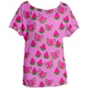 Watermelons Pattern Women s Oversized Tee View1