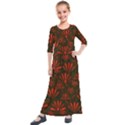 Zappwaits Cool Kids  Quarter Sleeve Maxi Dress View1