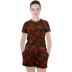 Zappwaits Cool Women s Tee And Shorts Set