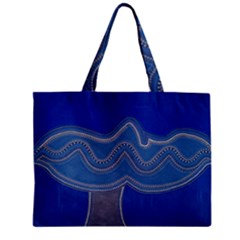 Whales Tale Zipper Mini Tote Bag by ACKO68STUDIO