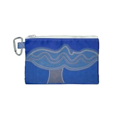 Whales Tale Canvas Cosmetic Bag (small) by ACKO68STUDIO