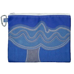 Whales Tale Canvas Cosmetic Bag (xxl) by ACKO68STUDIO