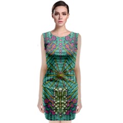 The Most Beautiful Rain Over The Stars And Earth Classic Sleeveless Midi Dress by pepitasart