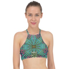 The Most Beautiful Rain Over The Stars And Earth Racer Front Bikini Top