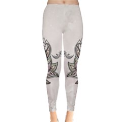 Elegant Decorative Mandala Design Leggings  by FantasyWorld7