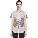 Elegant Decorative Mandala Design Women s Short Sleeve Shirt View1