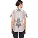 Elegant Decorative Mandala Design Women s Short Sleeve Shirt View2