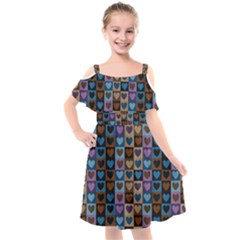 O 3 Kids  Cut Out Shoulders Chiffon Dress