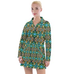 O 4 Women s Long Sleeve Casual Dress by ArtworkByPatrick