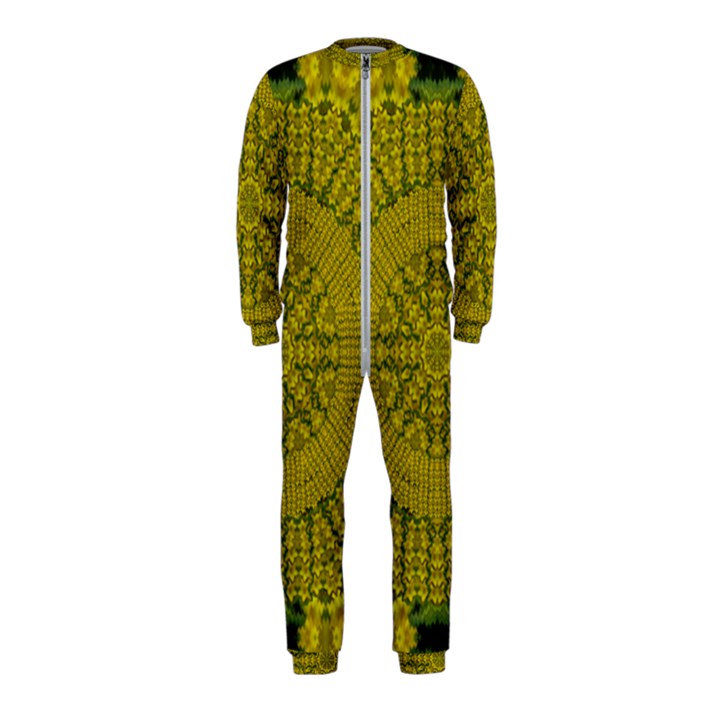 Flowers In Yellow For Love Of The Nature OnePiece Jumpsuit (Kids)