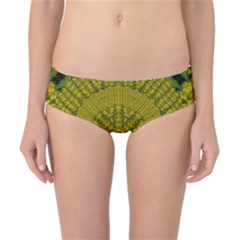 Flowers In Yellow For Love Of The Nature Classic Bikini Bottoms by pepitasart