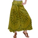 Flowers In Yellow For Love Of The Nature Satin Palazzo Pants View1