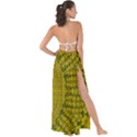 Flowers In Yellow For Love Of The Nature Maxi Chiffon Tie-Up Sarong View2