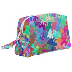 Colorful Spots                                Wristlet Pouch Bag (large) by LalyLauraFLM