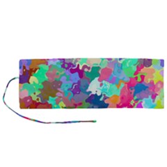 Colorful Spots                                Roll Up Canvas Pencil Holder (m)