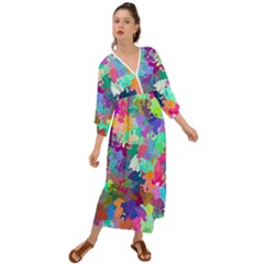 Colorful Spots                                     Grecian Style Maxi Dress