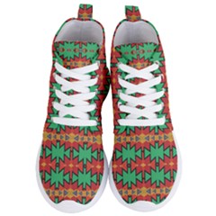 Tribal Pattern                                   Women s Lightweight High Top Sneakers by LalyLauraFLM