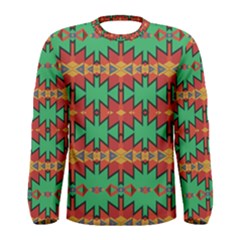 Tribal Pattern                                    Men Long Sleeve T-shirt by LalyLauraFLM