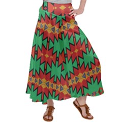 Tribal Pattern                                   Satin Palazzo Pants by LalyLauraFLM