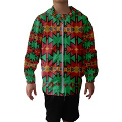 Tribal Pattern                                    Hooded Wind Breaker (kids) by LalyLauraFLM