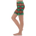 Tribal pattern                                   Kids  Lightweight Velour Capri Yoga Leggings View2