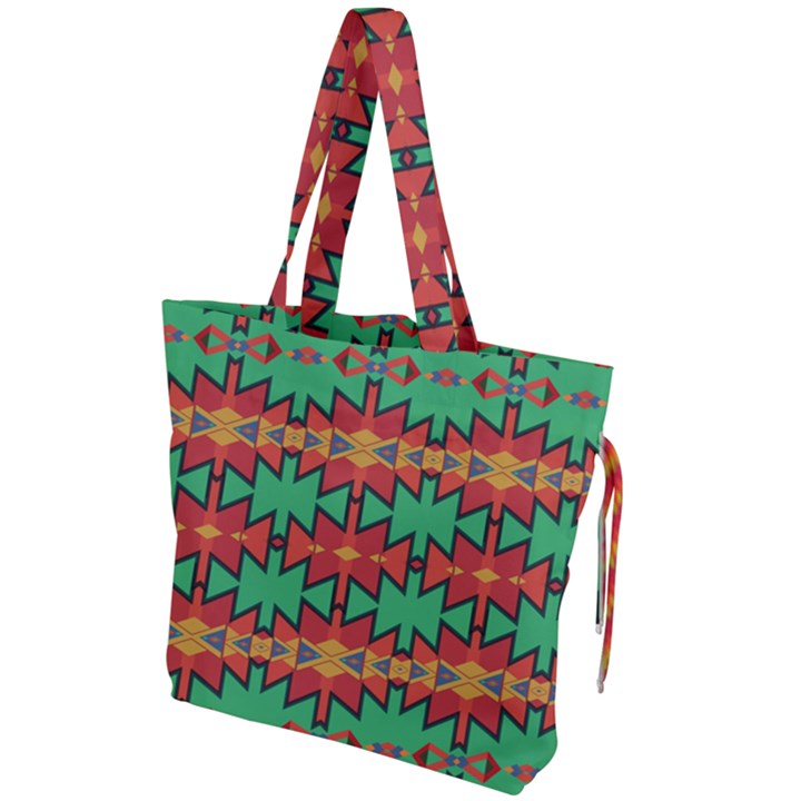 Tribal pattern                                  Drawstring Tote Bag