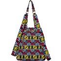 Rectangles and other shapes pattern                                    Center Zip Backpack View2