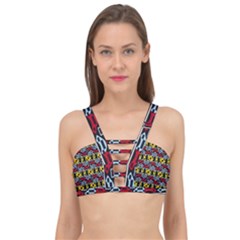 Rectangles And Other Shapes Pattern                                  Cage Up Bikini Top