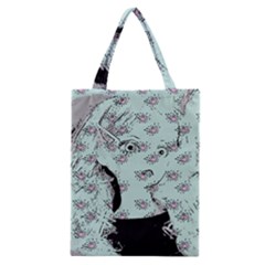 Wide Eyed Girl Classic Tote Bag by snowwhitegirl