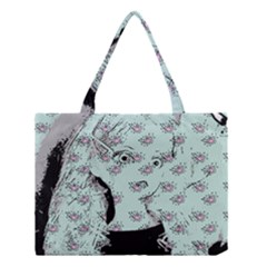 Wide Eyed Girl Medium Tote Bag by snowwhitegirl