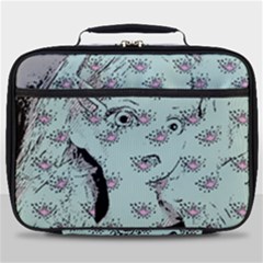 Wide Eyed Girl Full Print Lunch Bag by snowwhitegirl