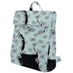 Wide Eyed Girl Flap Top Backpack by snowwhitegirl