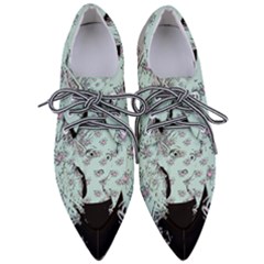 Wide Eyed Girl Women s Pointed Oxford Shoes