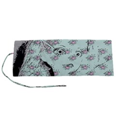 Wide Eyed Girl Roll Up Canvas Pencil Holder (s) by snowwhitegirl