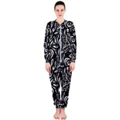 Fabric Pattern Flower Onepiece Jumpsuit (ladies)  by Bajindul